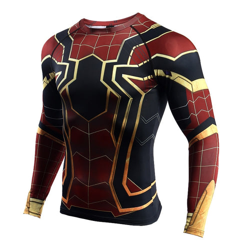 Raglan Sleeve Spiderman 3D Printed T shirts