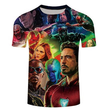 Load image into Gallery viewer, Marvel Avengers 3 Infinity War SpidermanT-shirt