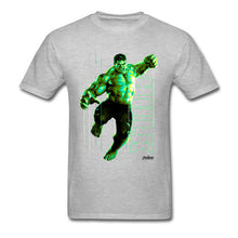 Load image into Gallery viewer, The Incredible Glow Hulk T-shirt Black Tops