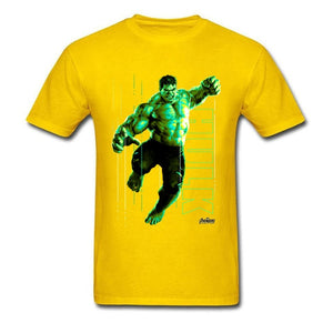 The Incredible Glow Hulk T-shirt Black Tops