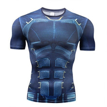 Load image into Gallery viewer, Marvel Spiderman Punisher Rashgard 3DT-Shirt Fitness