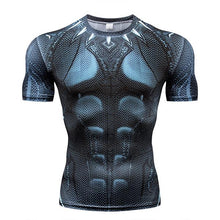 Load image into Gallery viewer, Marvel Spiderman Punisher Rashgard 3DT-Shirt Fitness