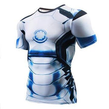 Load image into Gallery viewer, Marvel Spiderman Punisher Rashgard 3DT-Shirt Fitness