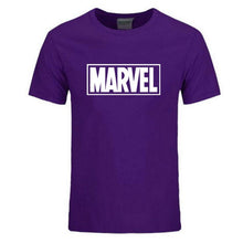 Load image into Gallery viewer, Marvel Short Sleeve T-shirt Men Superhero