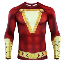 Load image into Gallery viewer, Shazam 3D Printed T shirts Men Compression