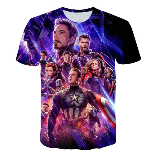 Avengers Endgame Colorful T-shirts