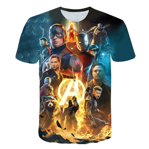 Avengers Endgame 3D Print T-shirts