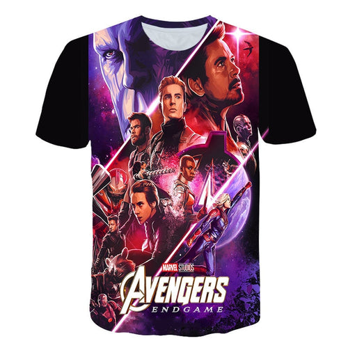 Avengers Endgame 3D print T-shirts