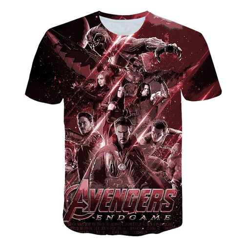 Avengers Endgame Red T-shirt