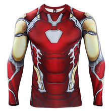 Load image into Gallery viewer, Avangers Iron Man 3D Compression T-Shirt