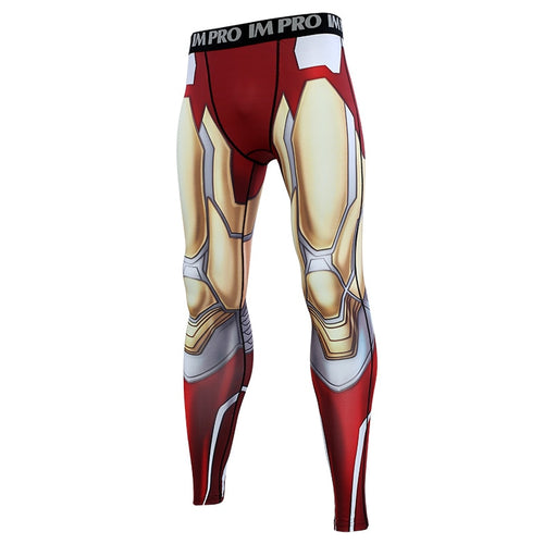Avangers Iron Man 3D Compression Tights