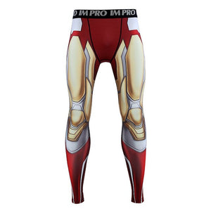 Avangers Iron Man 3D Compression Tights