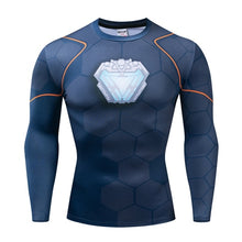 Load image into Gallery viewer, Long sleeve Spiderman 3D Printed T Shirts Men's Compression