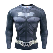 Load image into Gallery viewer, Long sleeve Spiderman 3D Printed T Shirts Men's Compression