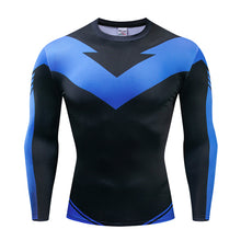 Load image into Gallery viewer, Long sleeve Spiderman 3D Printed T Shirts Men's Compression