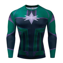 Load image into Gallery viewer, Long sleeve Spiderman 3D Printed T Shirts Men's Compression