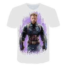 Load image into Gallery viewer, Avengers: Infinity War Captan America T-shirt
