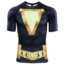 Load image into Gallery viewer, Black Adam  3D Printed T shirts Men Shazam Compression Shirt