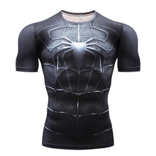 Load image into Gallery viewer, Marvel Spiderman Punisher Rashgard  Blue T-Shirt